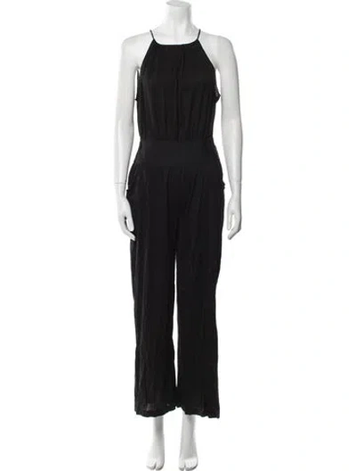 Pre-owned Eres Square Neckline Jumpsuit In Black