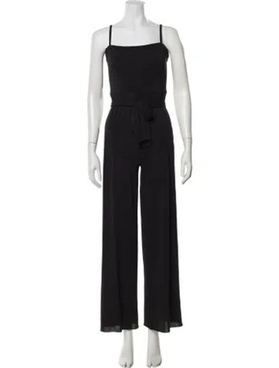 Pre-owned Eres Square Neckline Jumpsuit In Black
