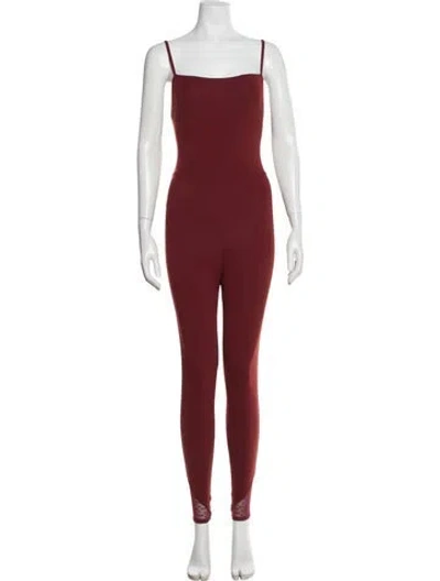 Pre-owned Eres Square Neckline Jumpsuit In Red