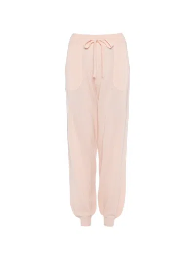 Eres Star Drawstring Track Pants In Pink