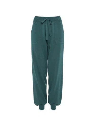 Eres Star Drawstring Track Pants In Green