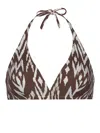Eres Storm Full-cup Triangle Bikini Top In Brown
