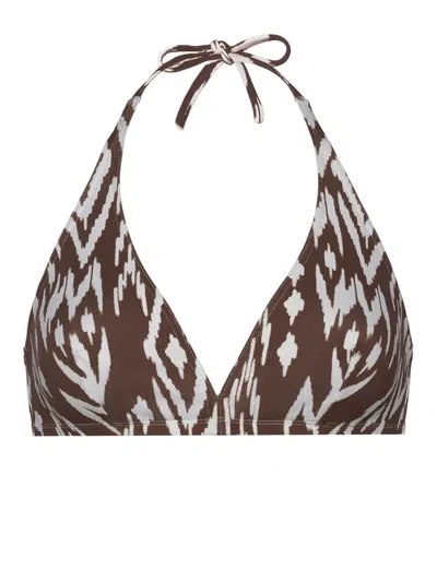Eres Storm Full-cup Triangle Bikini Top In Brown