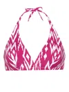 Eres Storm Full-cup Triangle Bikini Top In Pink
