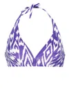 Eres Full-cup Triangle Bikini Top In Purple