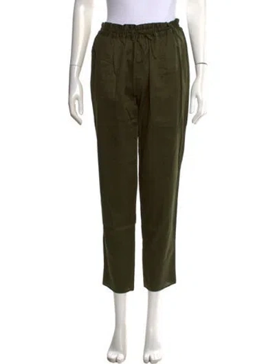 Pre-owned Eres Straight Leg Pants In Green
