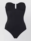 Eres Cassiopee Strapless U-hardware One-piece Swimsuit In Black