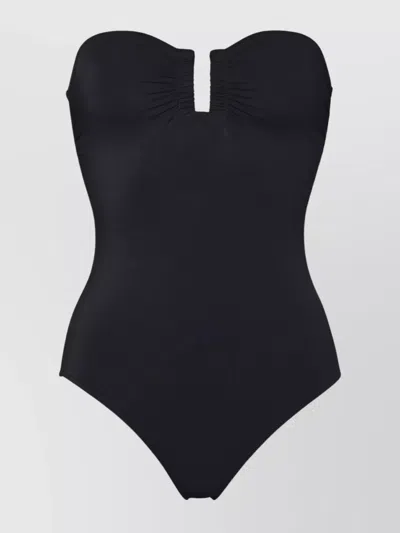 ERES STRAPLESS SWEETHEART RUCHED SWIM ONE-PIECES