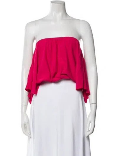 Pre-owned Eres Strapless Top W/ Tags In Pink