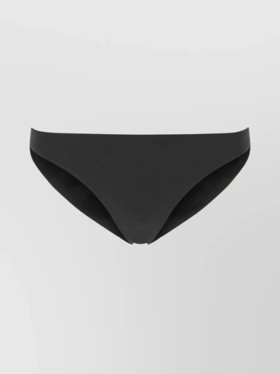 Eres Streamlined Stretch Nylon Bikini Bottom In Black