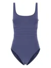 Eres High-cut Leg Sleeveless Swimsuit In Blue