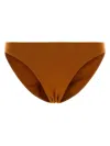 Eres Women Caramel Stretch Nylon Fripon Bikini Bottom In Brown
