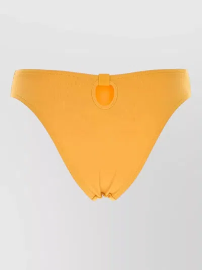 Eres Stretch Nylon Dive Bikini Bottom Ring In Yellow