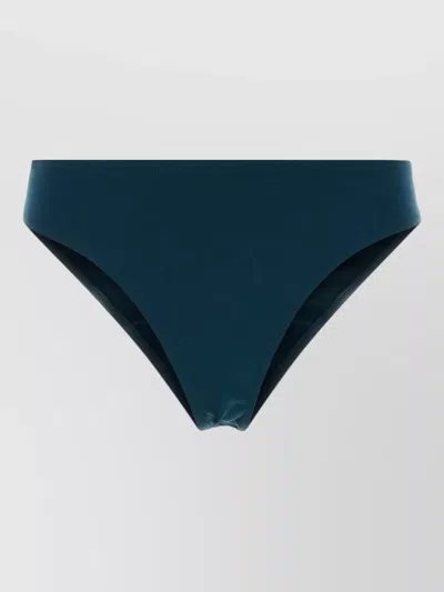 Eres Stretch Nylon Low Rise Bikini Bottom In Blue