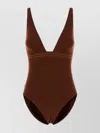 Eres Stretch Nylon Swimsuit Sillage In Brown
