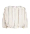 Eres Cotton-blend Stripe Eldorado Crop Top
