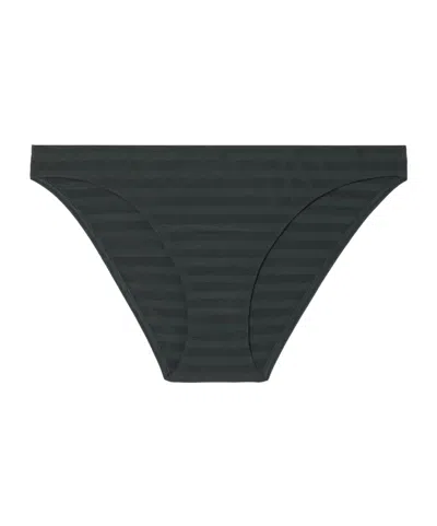 Eres Striped Bikini Bottoms In Black