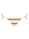 Eres Striped Bikini Bottoms In White