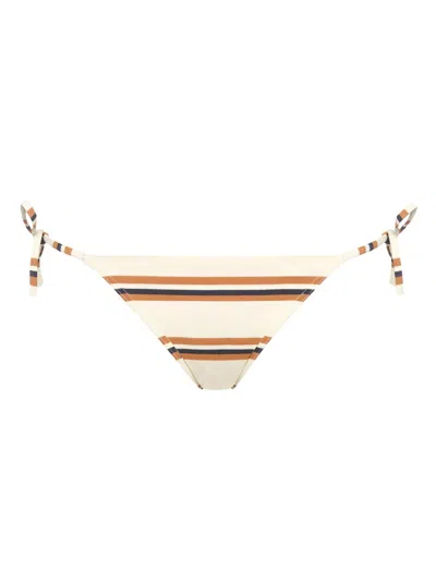 Eres Striped Bikini Bottoms In White