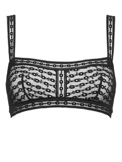 Eres Sublime Crop Top Bra In Black