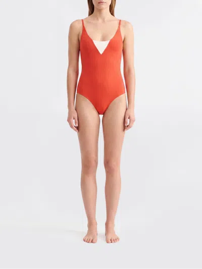Eres Entrevue One-piece Swimsuit In Orange