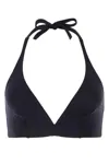 Eres Women Midnight Blue Stretch Nylon Bikini Top In Blue