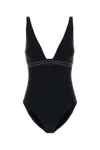 Eres Women Black Stretch Nylon Sillage Swimsuit In Black