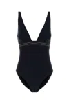 Eres Women Black Stretch Nylon Sillage Swimsuit In Black