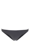 Eres Brick Stretch Nylon Bikini Bottom In Black