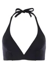 Eres Bandito Triangle Bikini Top In Blue