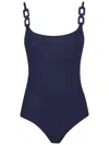 Eres Square Neckline Swimsuit Cut-out Strap