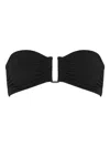 Eres Bandeau Top Ruched Detailing In Black