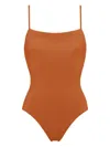 Eres Aquarelle One-piece Swimsuit In Ecorce