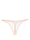 Eres Promesse Stretch-tulle Thong In Make Up