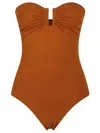 Eres 'cassiopee' Strapless One-piece Swimsuit In Red