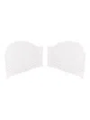 Eres Bandeau Top Ruched Detailing In White