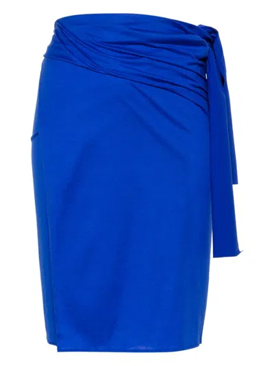 Eres Tanagra Cotton Sarong In Blue