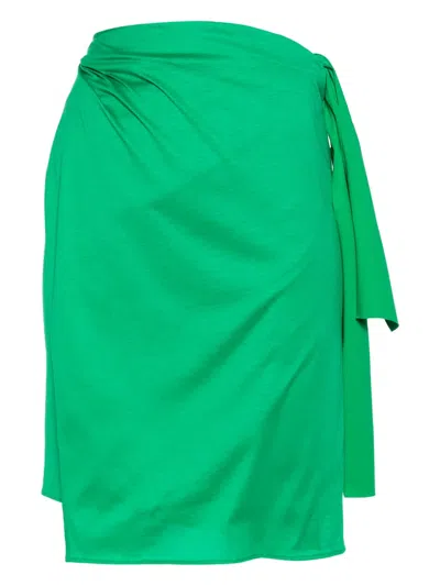 Eres Tanagra Cotton Sarong In Green