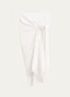 Eres Tanagra Sarong With Belt In Blanc