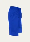 Eres Tanagra Sarong With Belt In Indigo