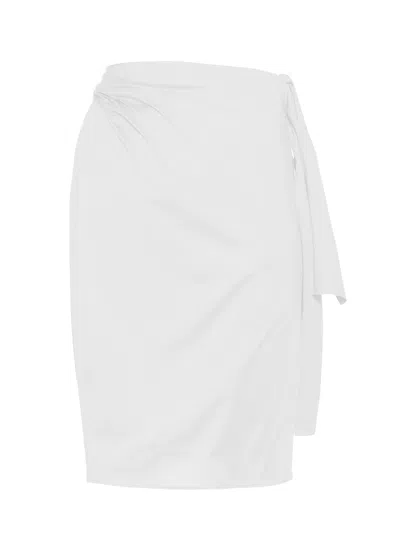 Eres Tanagra Short Sarong Blanc In White