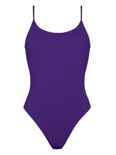 Eres Techno Scoop-neck Swimsuit In Purple