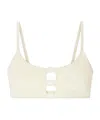 Eres Thin Strap Bikini Top In White