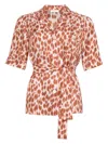 Eres Tlemeda Pajama Top In Brown