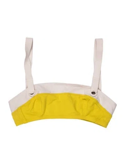 Pre-owned Eres Top In Yellow