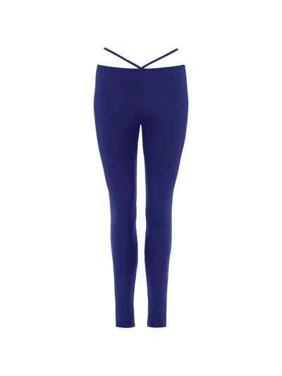 Eres Torres Leggings In Blue