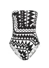 Eres Totem Bustier One Piece Swimsuit Imprime Tribu In Multi