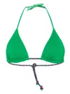 Eres Women's Toupie Small Sliding Triangle Bikini Top In Fou Sunset