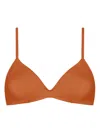 Eres Tourbillon Triangle Bikini Top In 褐色