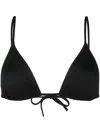 Eres Triangle Bikini Top In Black